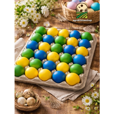 60 ΠΟΛΥΧΡΩΜΑ ΒΑΜΜΕΝΑ ΑΥΓΑ